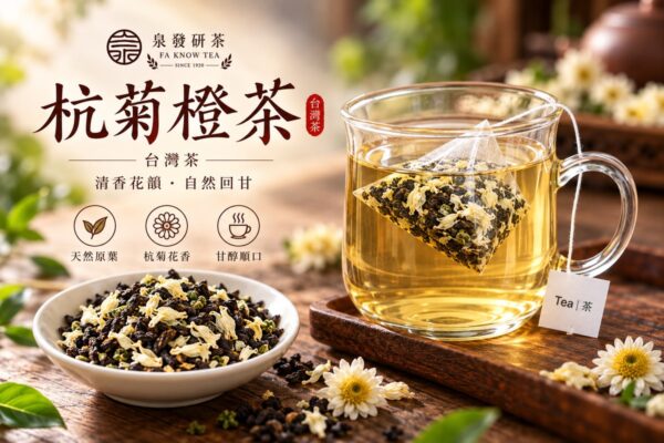 杭菊橙茶 熱泡茶湯