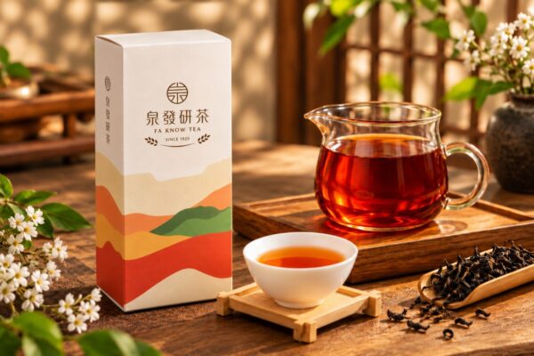 泉發研茶 蜜香紅茶 茶湯與茶葉