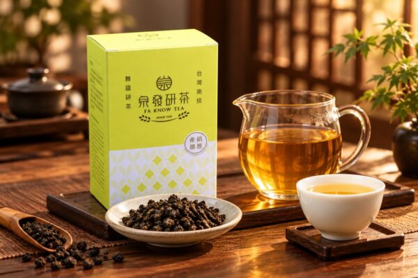 泉發研茶 舞韻焙香烏龍 茶湯與茶葉